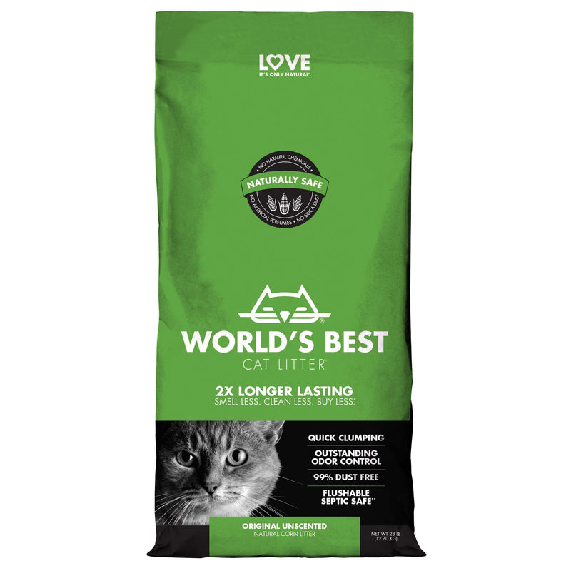 Worlds Best Original Unscented Clumping Cat Litter