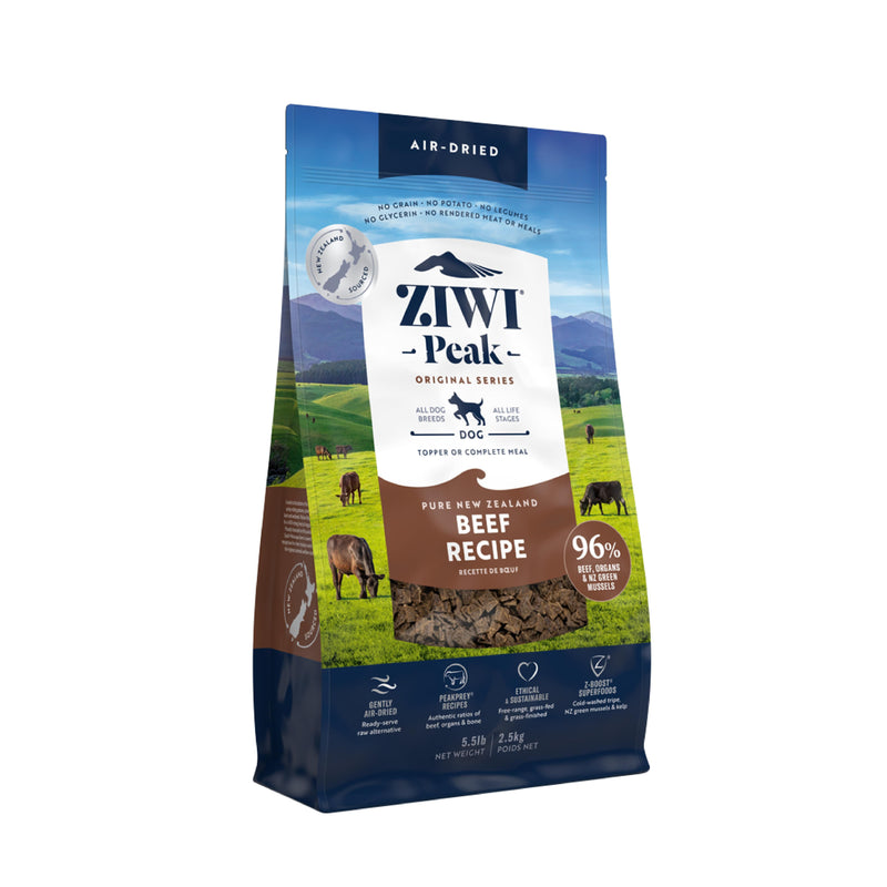 ZIWI Peak Air Dried Beef Recipe Dog Food 2.5kg-Habitat Pet Supplies