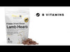 The Paw Grocer Freeze Dried Lamb Hearts Dog and Cat Treats 90g
