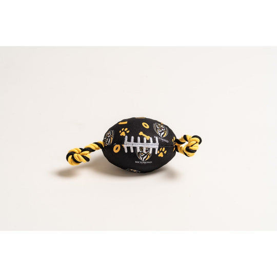 AFL Richmond Tigers Footy Dog Rope Toy