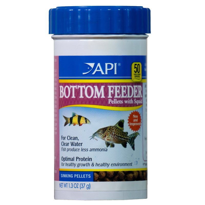 API Bottom Feeder Squid Pellets 37g-Habitat Pet Supplies