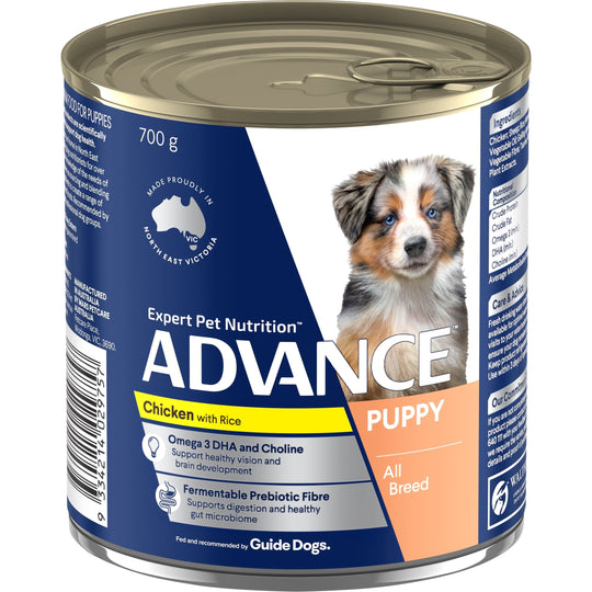 Advance Chicken and Rice All Breed Puppy Wet Food 700g