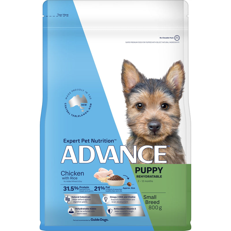 Advance Chicken and Rice Small Breed Puppy Rehydratable Dry Food 800G (+_+)-Habitat Pet Supplies