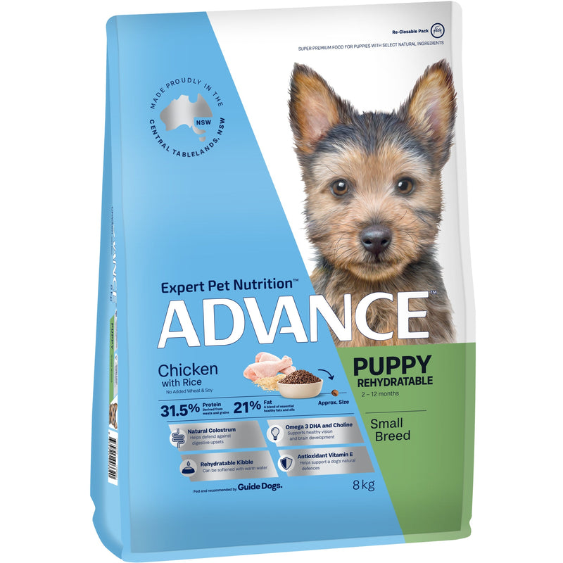 Advance Chicken and Rice Small Breed Puppy Rehydratable Dry Food 8kg (+_+)-Habitat Pet Supplies
