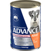 Advance Chicken and Salmon All Breed Adult Dog Wet Food 410g x 12 (+_+)
