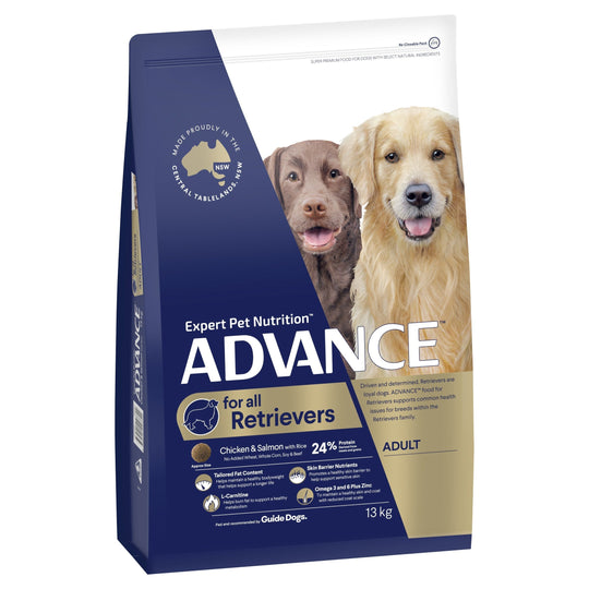 Advance Chicken and Turkey Retrievers Adult Dog Dry Food 13kg