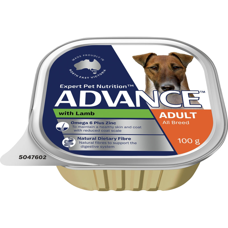 Advance Lamb All Breed Adult Dog Wet Food 100g (+_+)