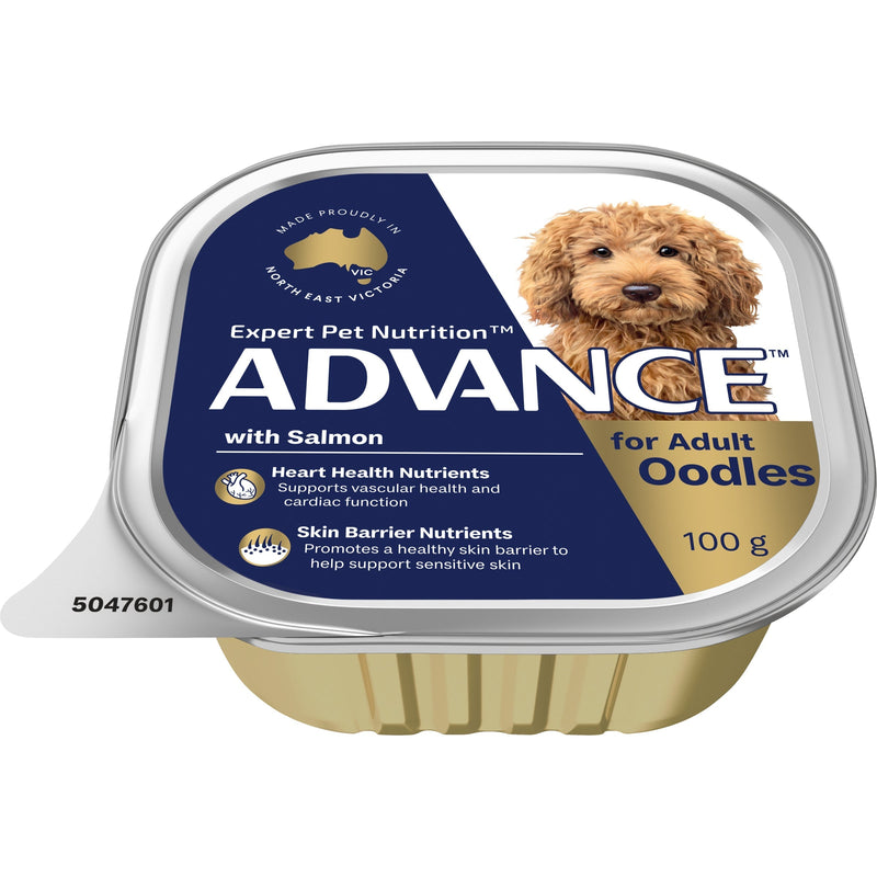 Advance Salmon Oodles Adult Dog Wet Food 100g (+_+)
