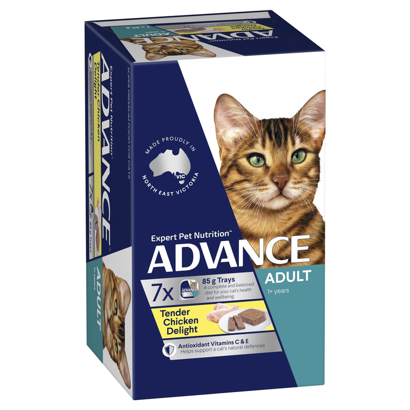 Advance Tender Chicken Delight Adult Cat Wet Food 85g x 7 (+_+)-Habitat Pet Supplies