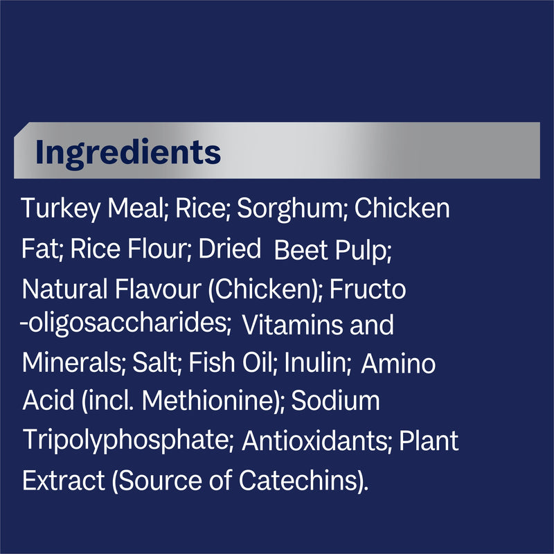 Advance Turkey and Rice Maltese Crosses Adult Dog Dry Food 2.5kg (+_+)