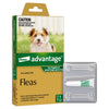 Advantage Flea Treatment for Dogs 0-4kg Green 1 Pack-Habitat Pet Supplies