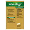 Advantage Flea Treatment for Dogs 0-4kg Green 4 Pack