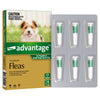 Advantage Flea Treatment for Dogs 0-4kg Green 6 Pack-Habitat Pet Supplies