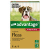 Advantage Flea Treatment for Dogs 10-25kg Red 4 Pack