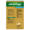 Advantage Flea Treatment for Dogs 4-10kg Aqua 4 Pack