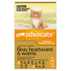 Advocate Flea Heartworm and Worm Treatment for Cats 0-4kg Orange 3 Pack