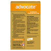 Advocate Flea Heartworm and Worm Treatment for Cats 0-4kg Orange 3 Pack