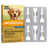 Advocate Flea Heartworm and Worm Treatment for Dogs 25kg Blue 6 Pack-Habitat Pet Supplies