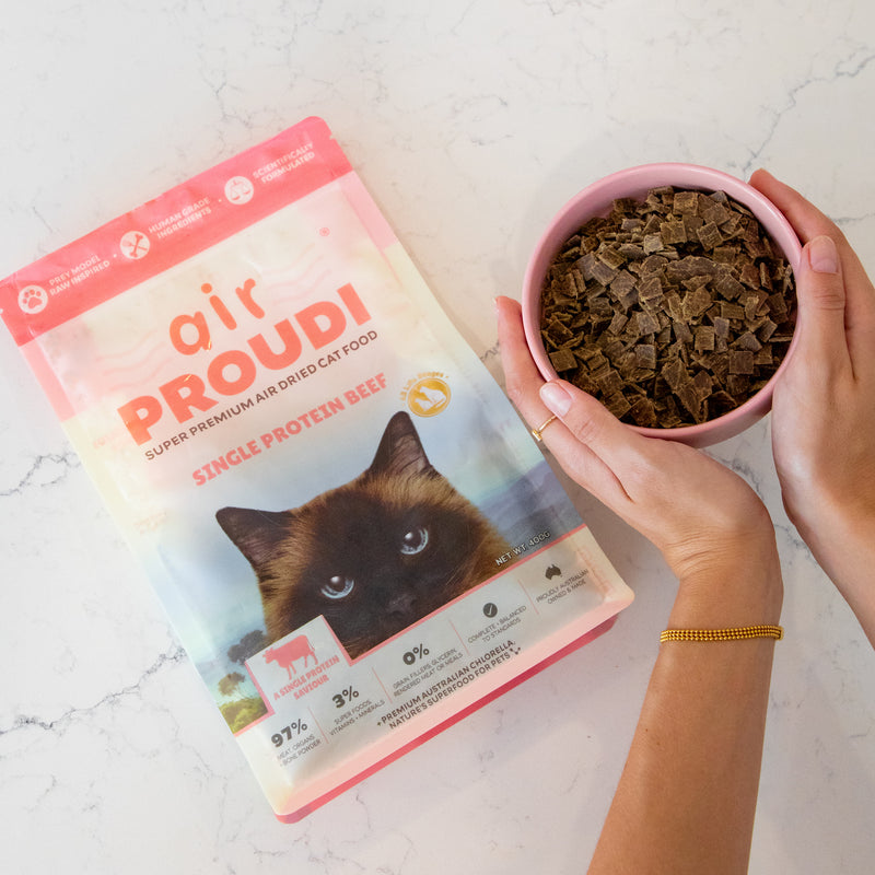 AirProudi Air Dried Cat Food Beef 1kg