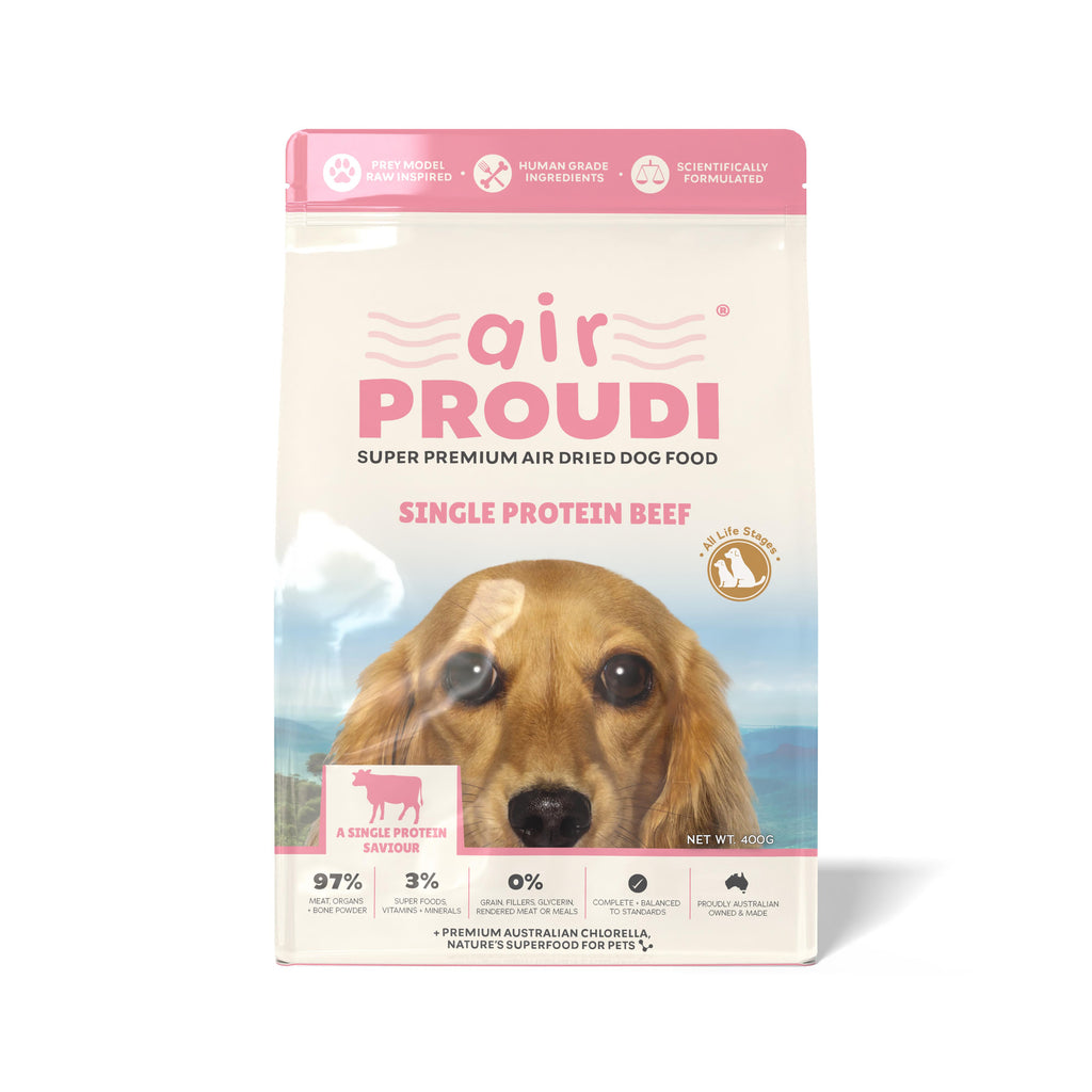 AirProudi Air Dried Dog Food Beef 400g-Habitat Pet Supplies
