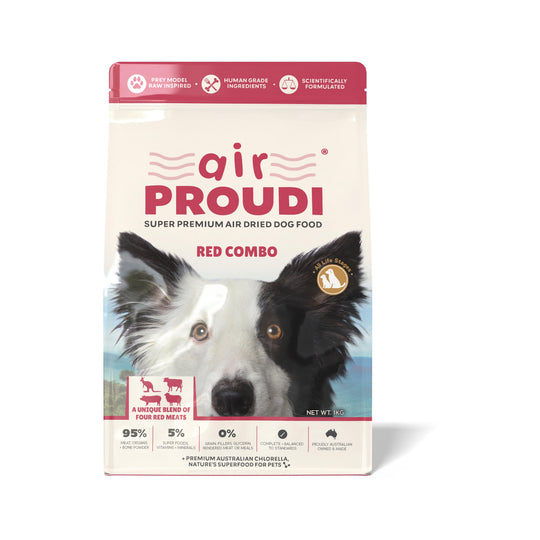 AirProudi Air Dried Dog Food Red Combo 1kg