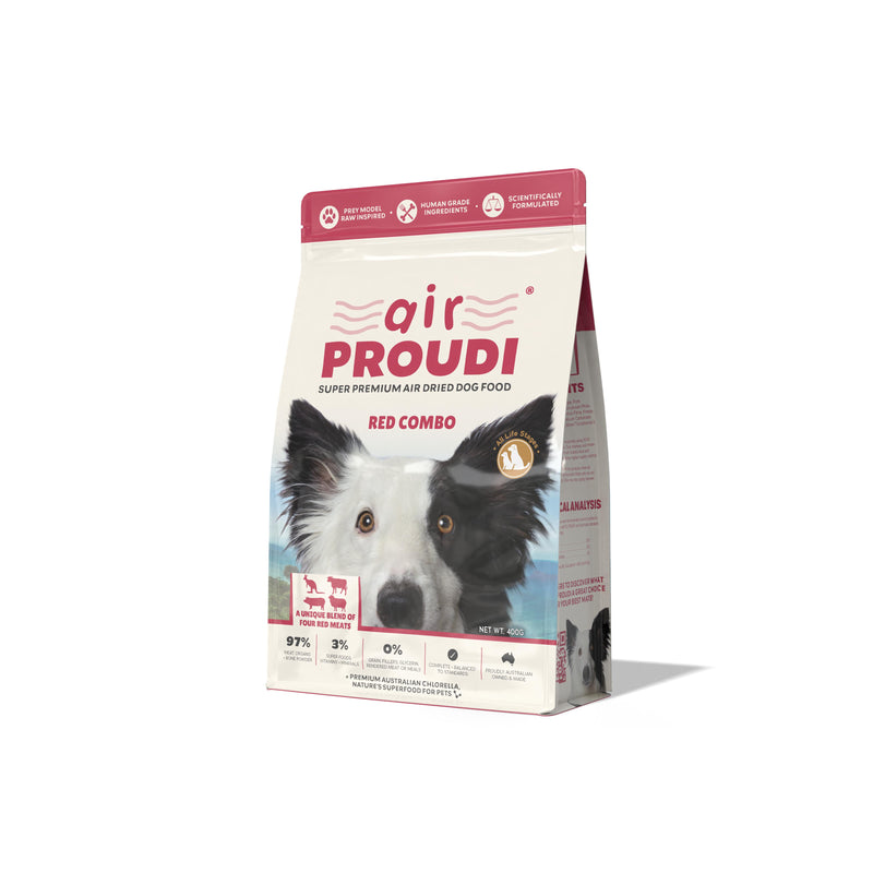 AirProudi Air Dried Dog Food Red Combo 400g