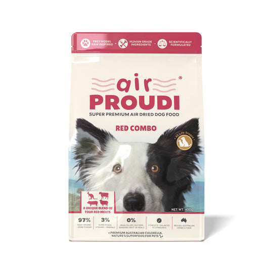 AirProudi Air Dried Dog Food Red Combo 400g