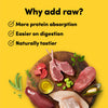Animals Like Us RawMix50 with Freeze Dried Ocean Fish and Kibble Mix Dry Dog Food 1.8kg (+_+)