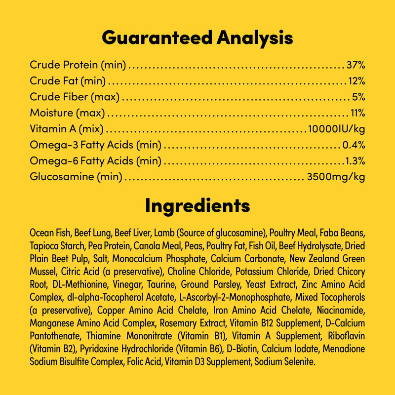 Animals Like Us RawMix50 with Freeze Dried Ocean Fish and Kibble Mix Dry Dog Food 1.8kg (+_+)