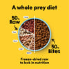 Animals Like Us RawMix50 with Grass-Fed Freeze Dried Beef and Kibble Mix Dog Food 1.8kg (+_+)