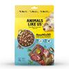Animals Like Us RawMix50 with Grass-Fed Freeze Dried Beef and Kibble Mix Dog Food 340g (+_+)-Habitat Pet Supplies