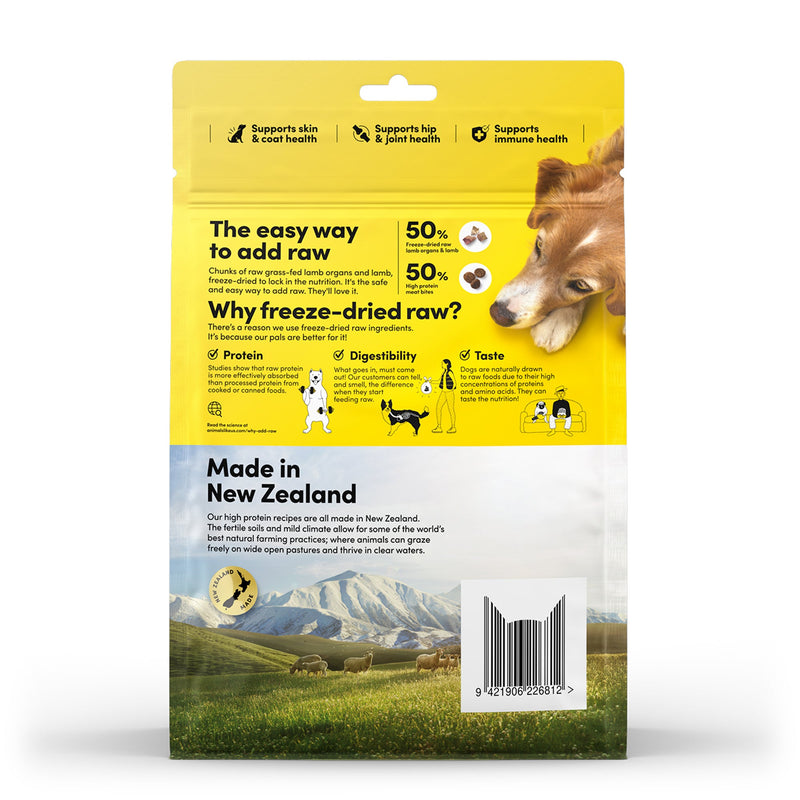 Animals Like Us RawMix50 with Grass-Fed Freeze Dried Lamb and Kibble Mix Dry Dog Food 340g *!*!*