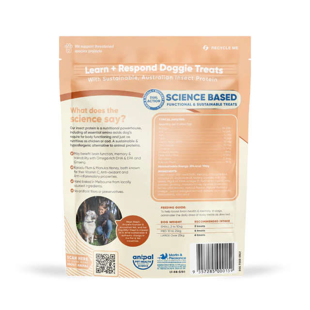 Anipal Learn and Respond Dog Treats 130g