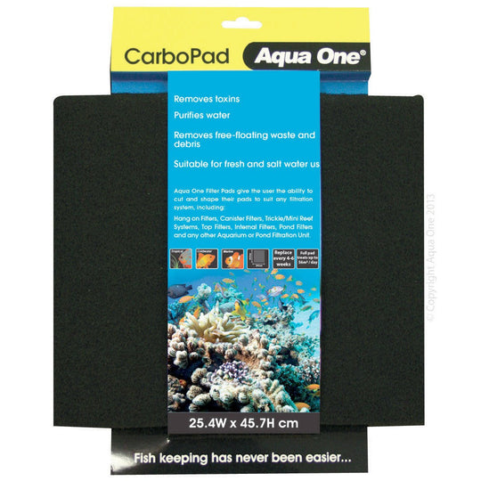 Aqua One Carbo Pad Filter Pad Self Cut