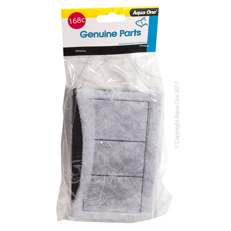 Aqua One Carbon Filter Cartridge 168C 3 Pack for Lifestyle 127 and 157-Habitat Pet Supplies