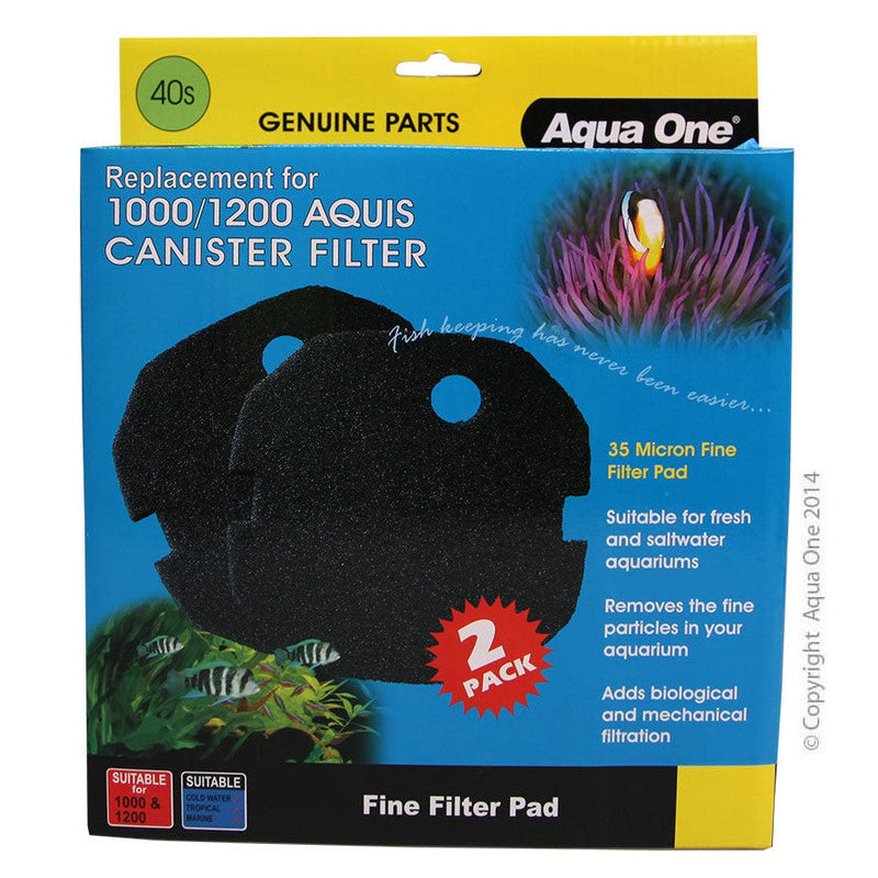 Aqua One Sponge Pad 1000/1200 Fine-Habitat Pet Supplies