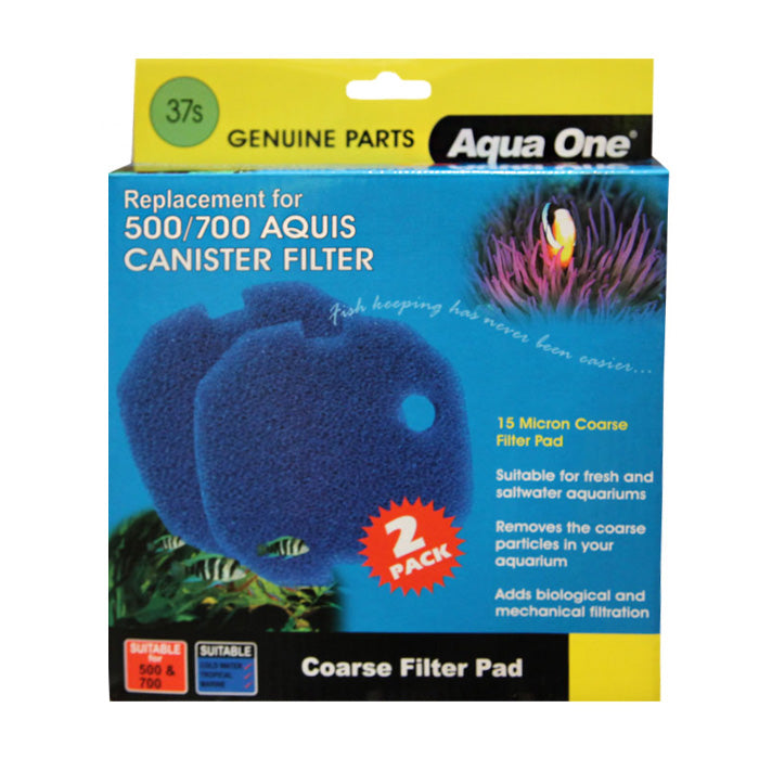 Aqua One Sponge Pad 500/700 Coarse 37s-Habitat Pet Supplies
