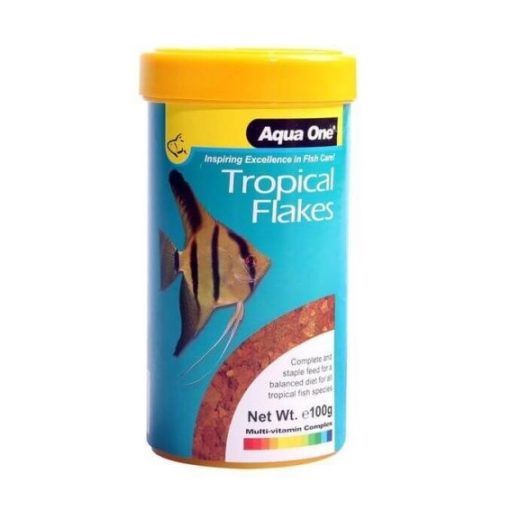 Aqua One Tropical Flake 100g-Habitat Pet Supplies