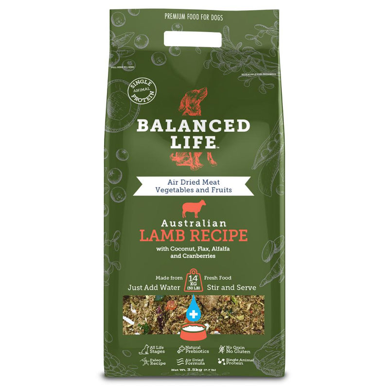 Balanced Life Dog Lamb Recipe Dry Food 3.5kg***-Habitat Pet Supplies