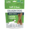Bell and Bone Collagen Sticks Chicken and Blueberries for Adult Dogs 235g (+_+)-Habitat Pet Supplies