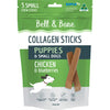 Bell and Bone Collagen Sticks Chicken and Blueberries for Puppies 100g (+_+)-Habitat Pet Supplies