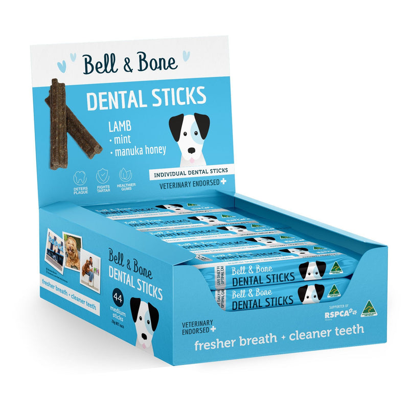 Bell and Bone Dental Stick Lamb Mint and Manuka Honey for Dogs 26g