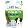 Bell and Bone Dental Sticks Chicken Mint and Seaweed for Large Dogs 231g (+_+)-Habitat Pet Supplies