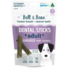 Bell and Bone Dental Sticks Kangaroo Mint and Turmeric for Medium Dogs 182g (+_+)-Habitat Pet Supplies