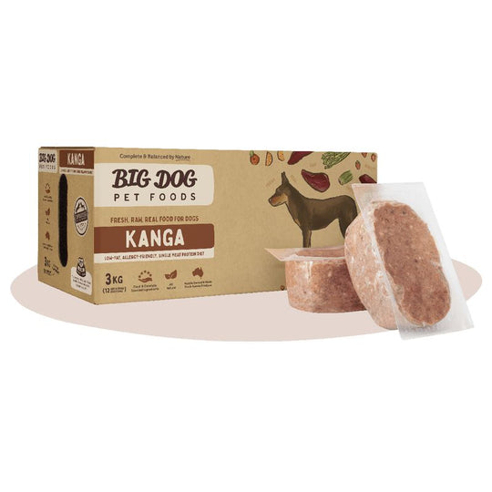 Big Dog BARF Kangaroo Raw Dog Food 3kg