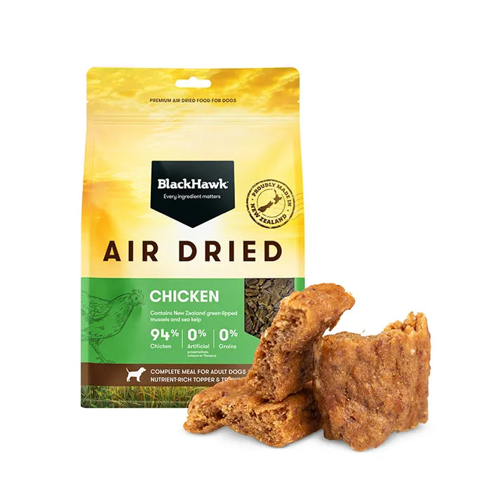 Black Hawk Air Dried Chicken Dry Dog Food 2kg