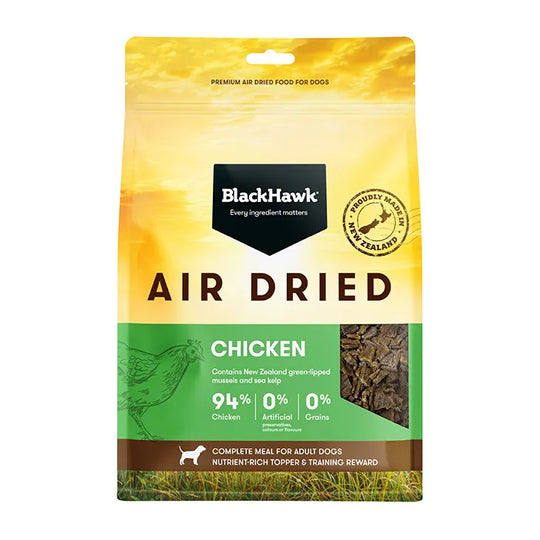 Black Hawk Air Dried Chicken Dry Dog Food 450g ^._.^