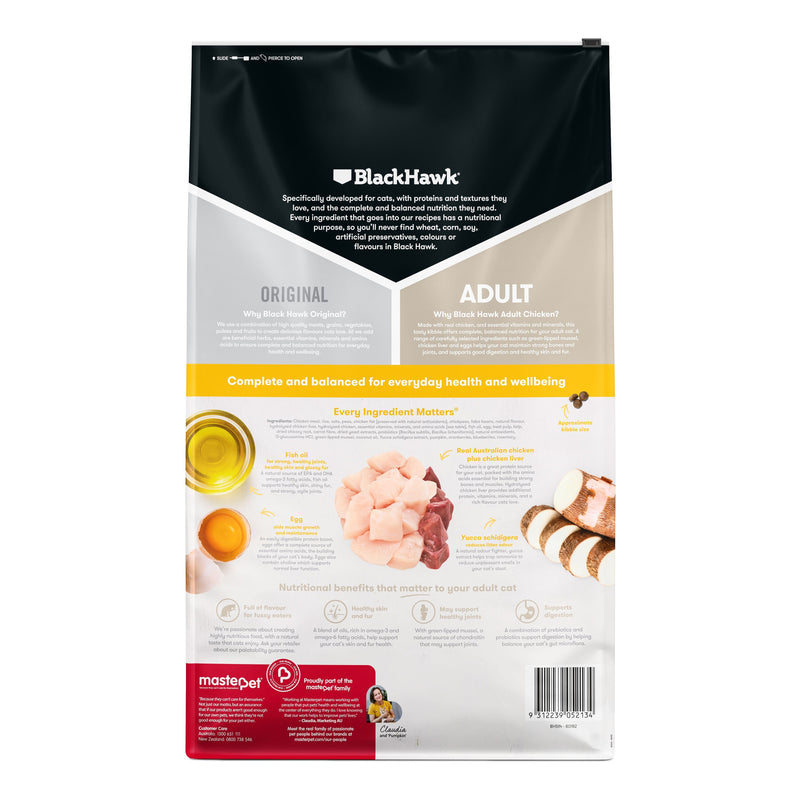 Black Hawk Chicken Cat Dry Food 12kg