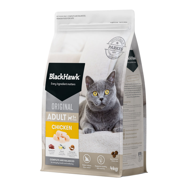 Black Hawk Chicken Cat Dry Food 4kg