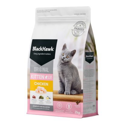 Black Hawk Chicken Kitten Dry Food 2kg